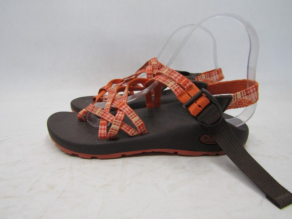 CHACO Womens Size 8 Orange Buckle Comfort Casual Sandals Shoes